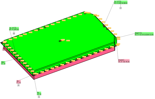 DTAS3D尺寸公差分析及尺寸链计算软件:电池包公差仿真分析案例(图1) DTAS3D尺寸公差分析及尺寸链计算软件:电池包公差仿真分析案例(图1)